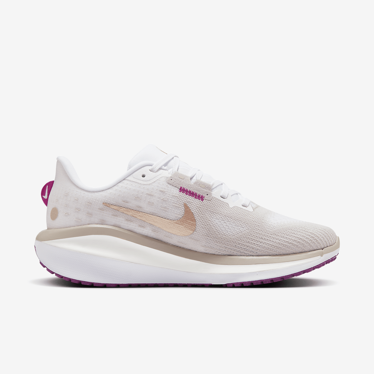 Nike Vomero sneaker Platinum Violet/Wit/Hot Fuchsia/Metallic Red Bronze