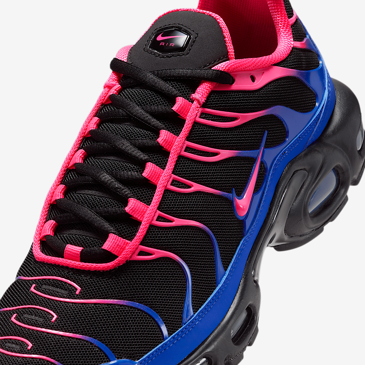 Nike Air Max Plus sneaker Zwart/Racer Blue/Salsa Red/Hyper Pink