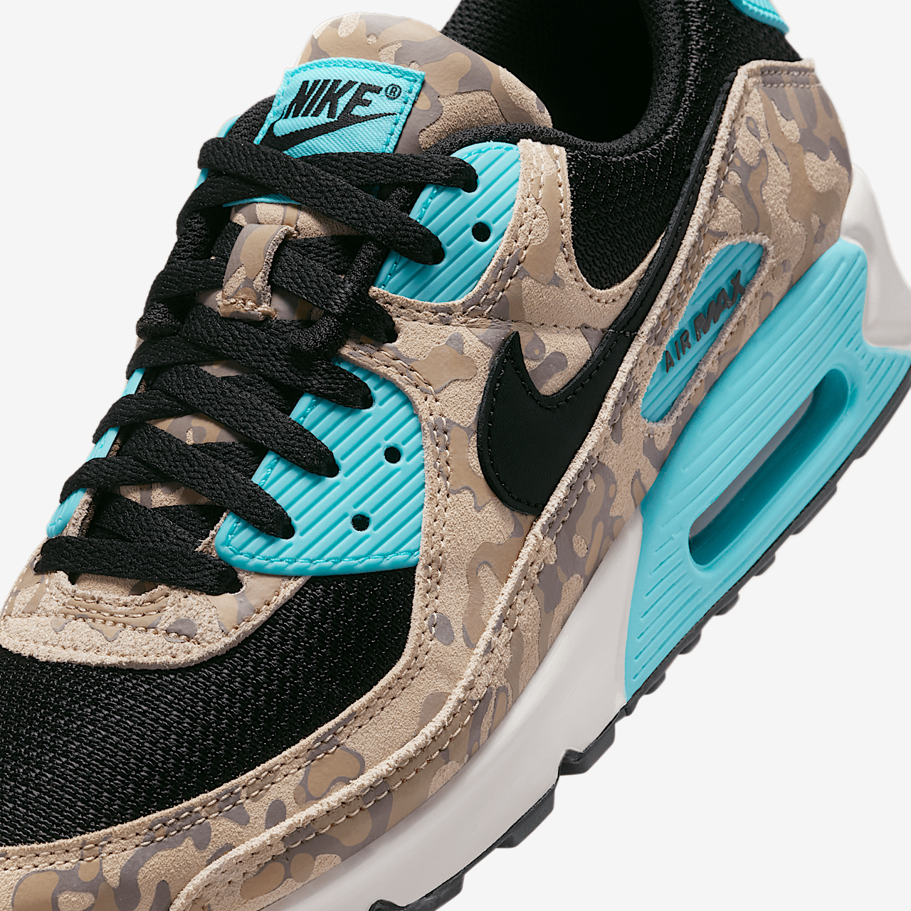 Nike Air Max sneaker Sanddrift/Aurora Green/Khaki/Zwart