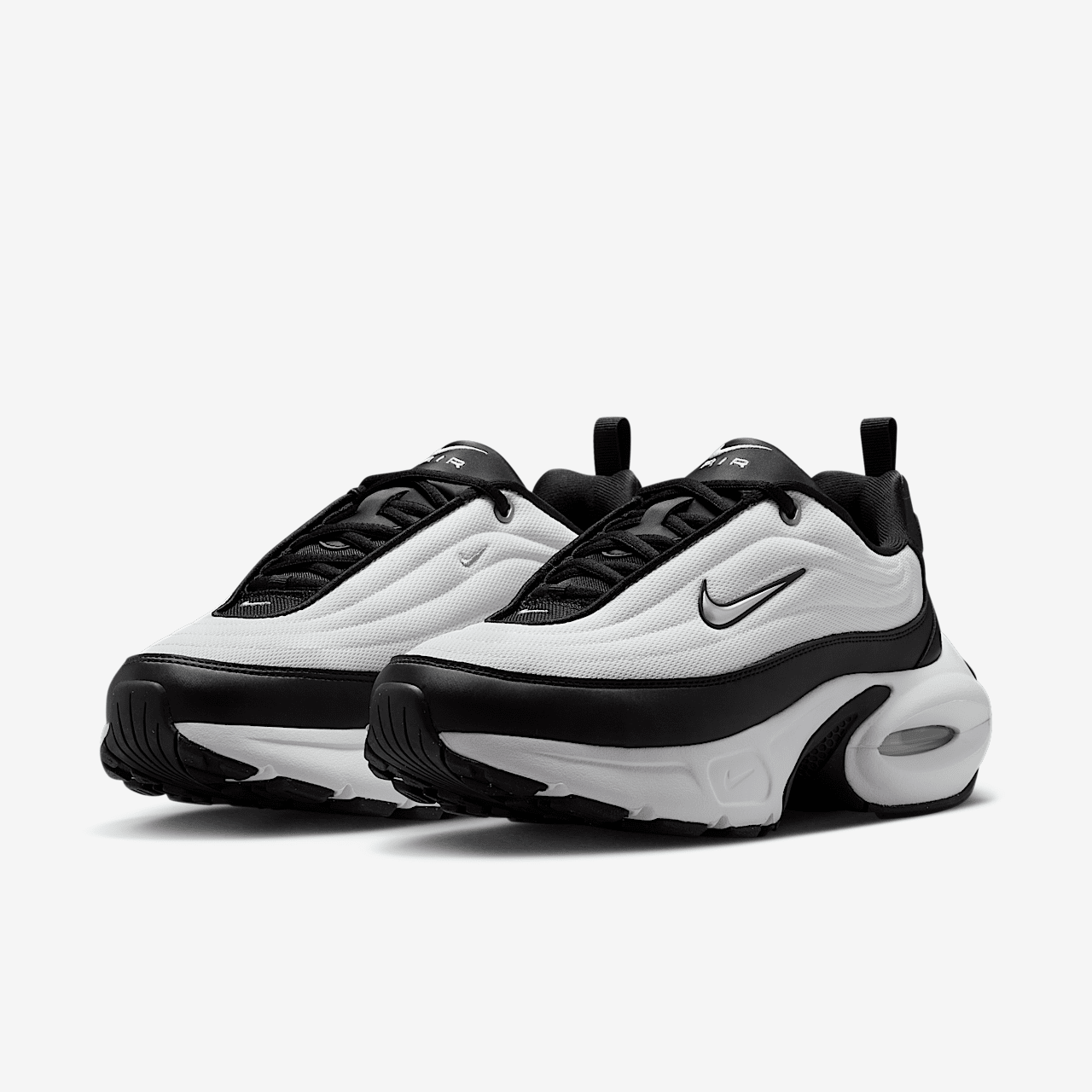 Nike Nike Air Max Portal sneaker Zwart/Wit/Metallic Silver