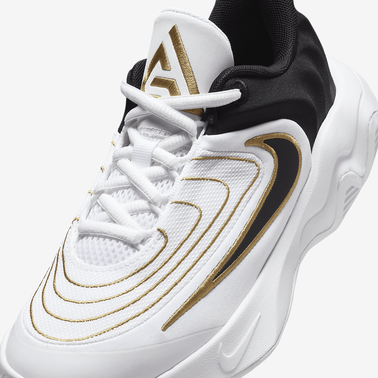 Nike  sneaker Wit/Metallic Gold/Zwart