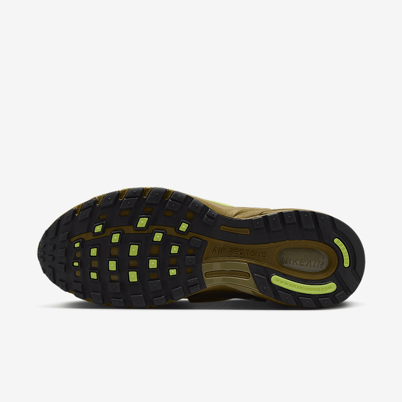 Nike Nike Air Pegasus Wave sneaker Khaki/Pacific Moss/Olive Flak/Volt
