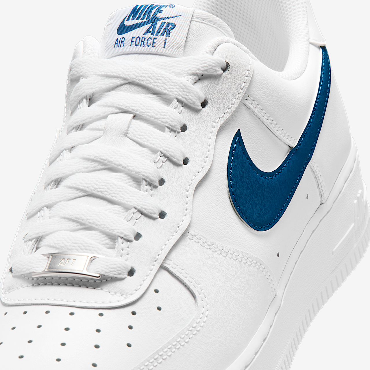 Nike Air Force 1 sneaker Wit/Wit/Court Blue