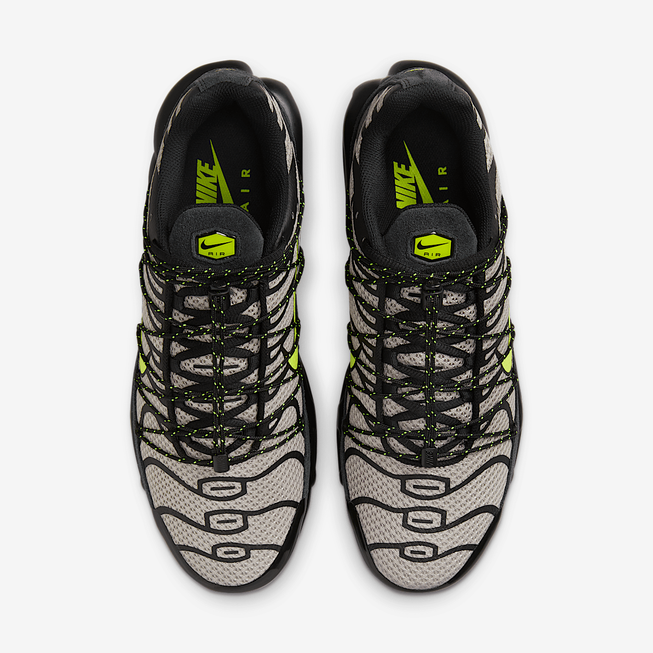 Nike Air Max Plus sneaker Zwart/College Grey/Volt