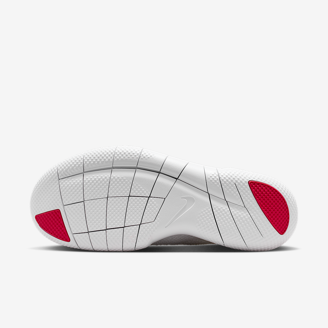 Nike Free sneaker Wit/Platinum Tint/University Red