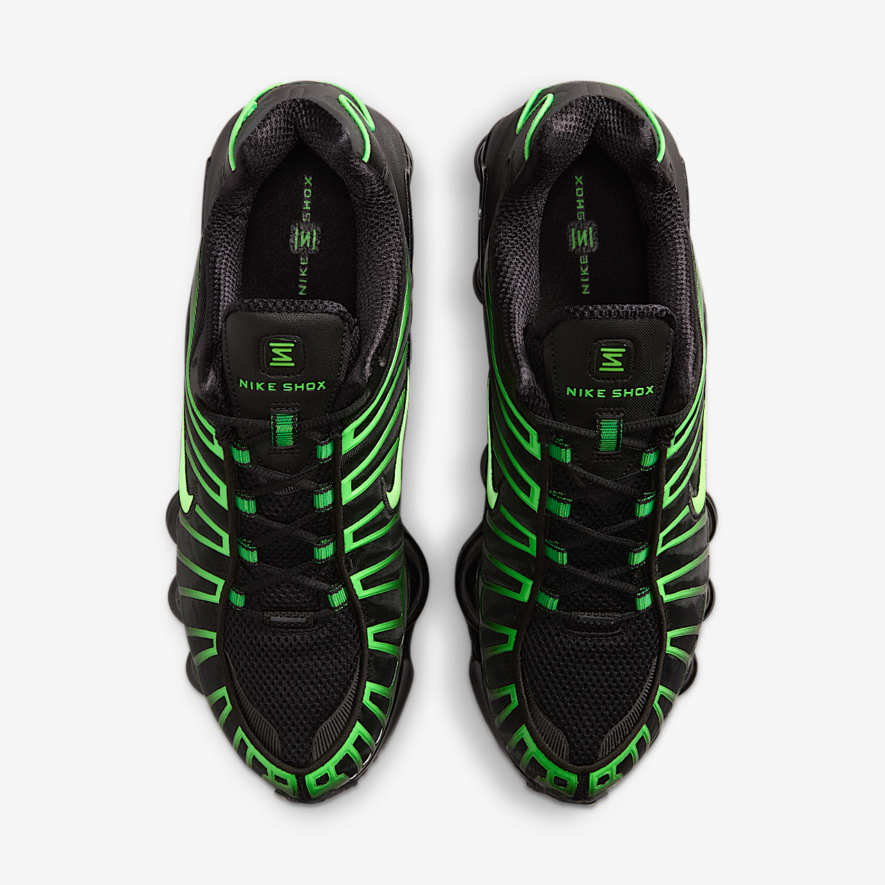 Nike Nike Shox sneaker Zwart/Zwart/Green Strike