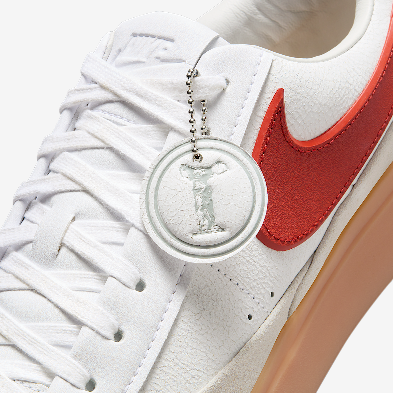 Nike Blazer sneaker Wit/Summit White/Gum Yellow/Dragon Red