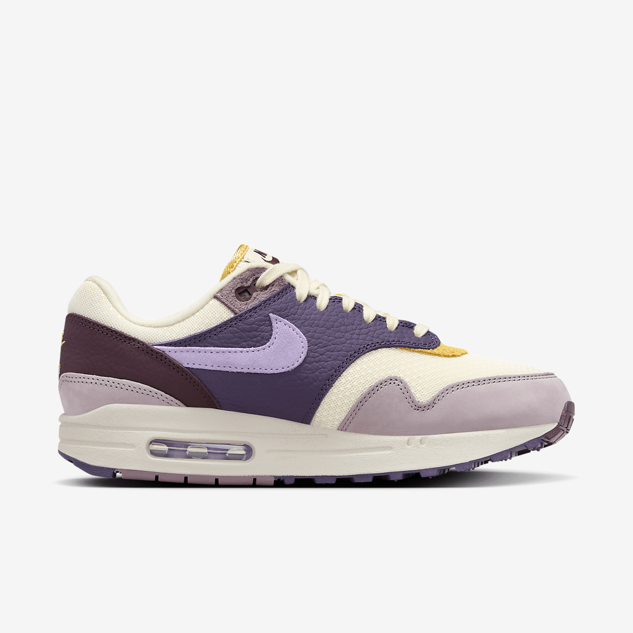 Nike Air Max 1 sneaker Dark Raisin/Light Violet Ore/Burgundy Crush/Hydrangeas