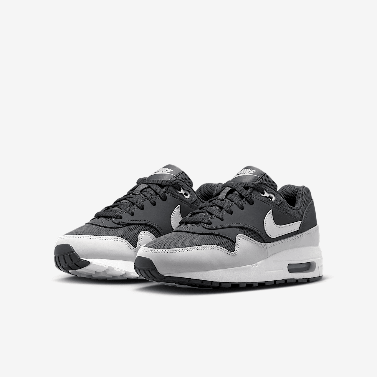 Nike Air Max 1 sneaker Off Noir/Wit/Zwart/Vast Grey