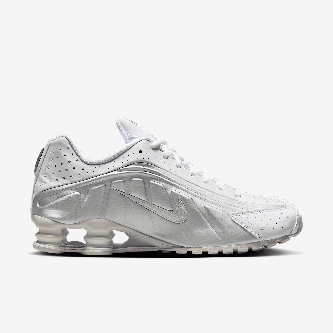 Nike Nike Shox sneaker Wit/Wit/Bright Crimson/Metallic Silver