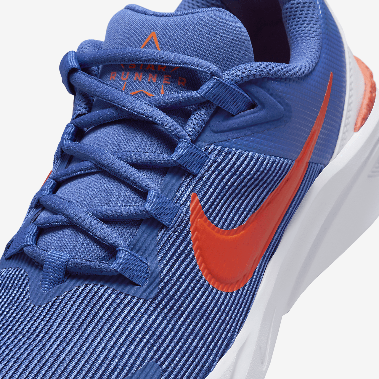 Nike  sneaker Astronomy Blue/Wit/Total Orange/Team Orange