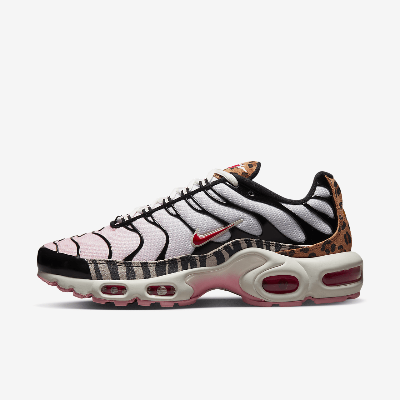Nike Air Max Plus sneaker Medium Soft Pink/Zwart/Summit White/University Red