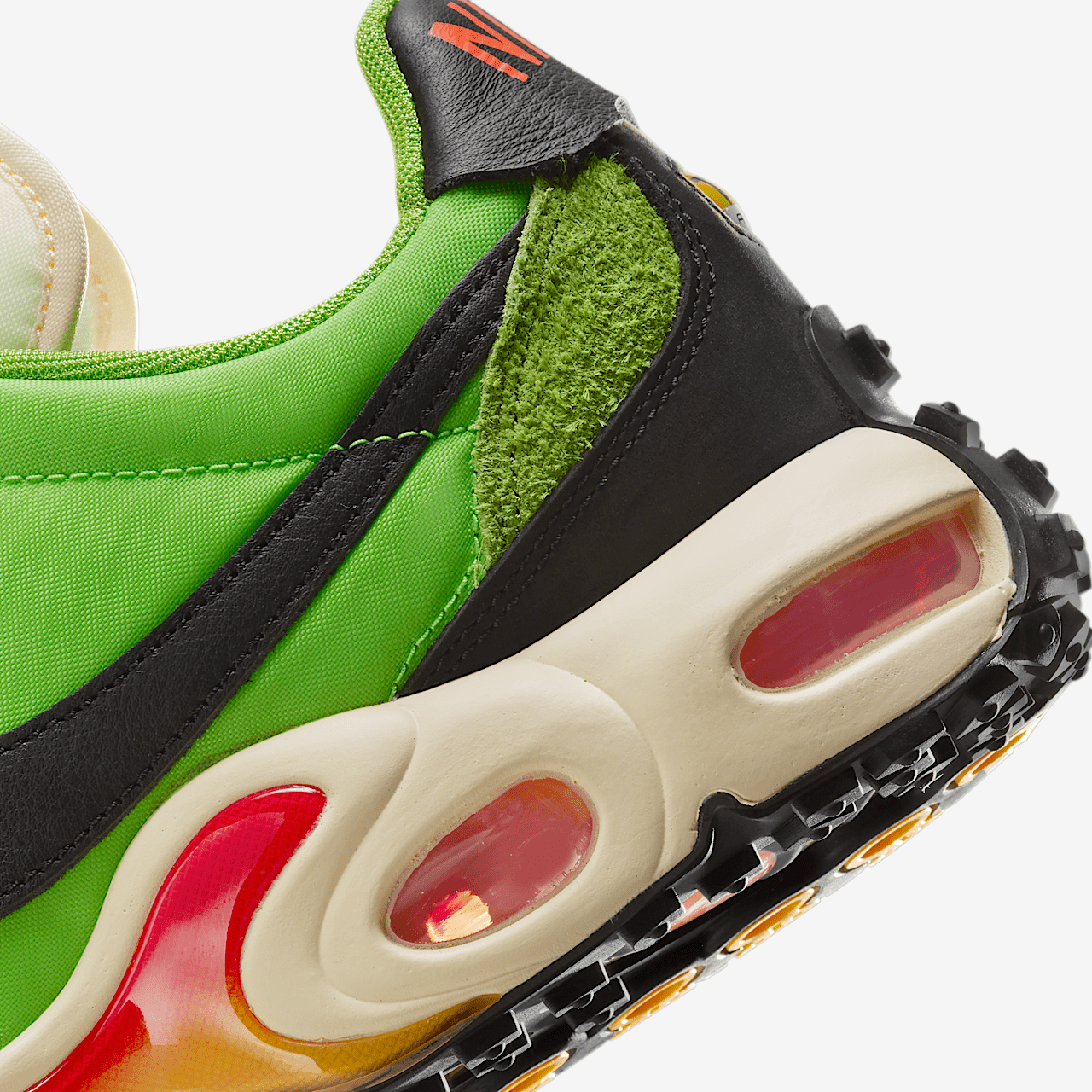 Nike Air Max sneaker Action Green/Total Orange/Zwart