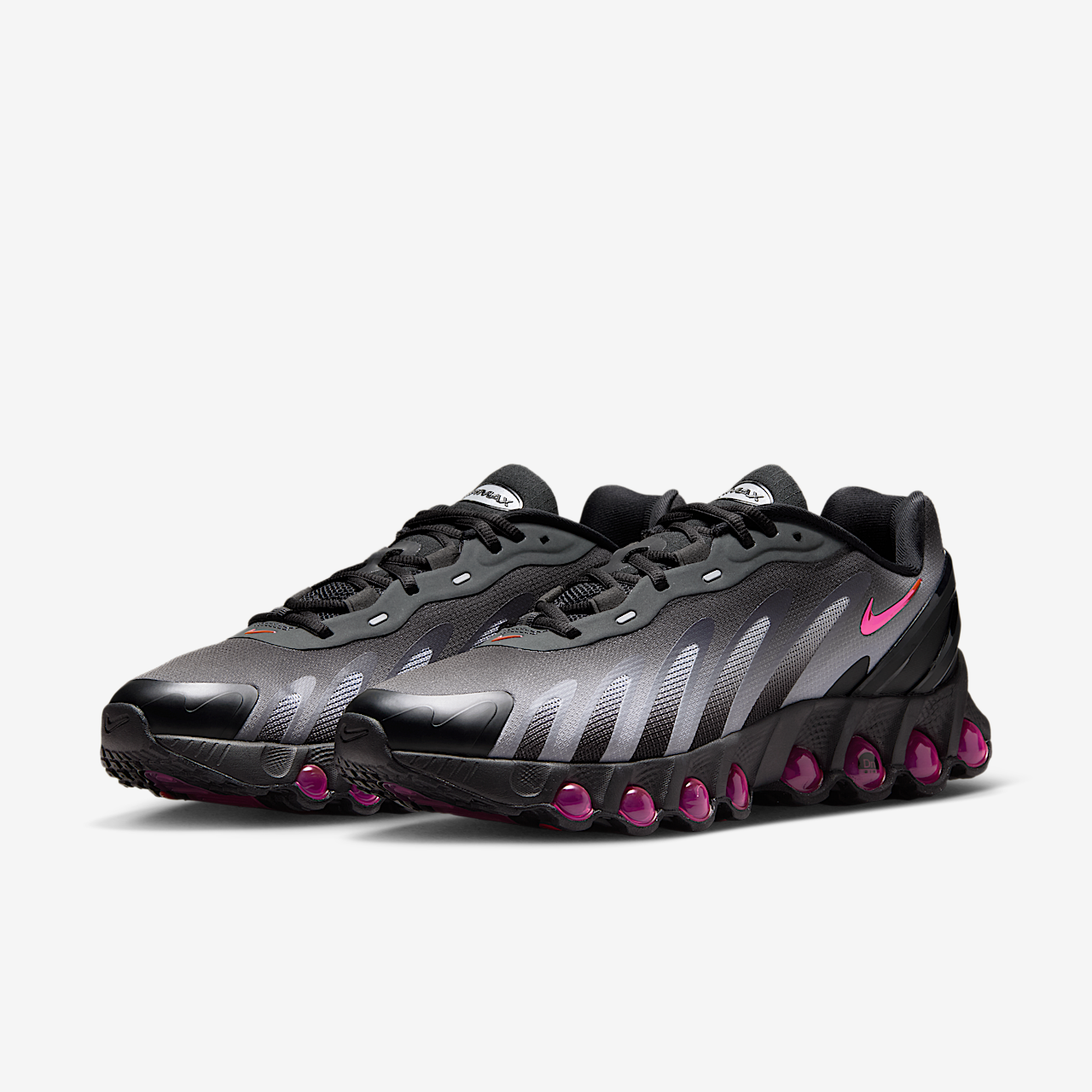 Nike Air Max DN sneaker Dark Smoke Grey/Zwart/Pure Platinum/Pink Blast