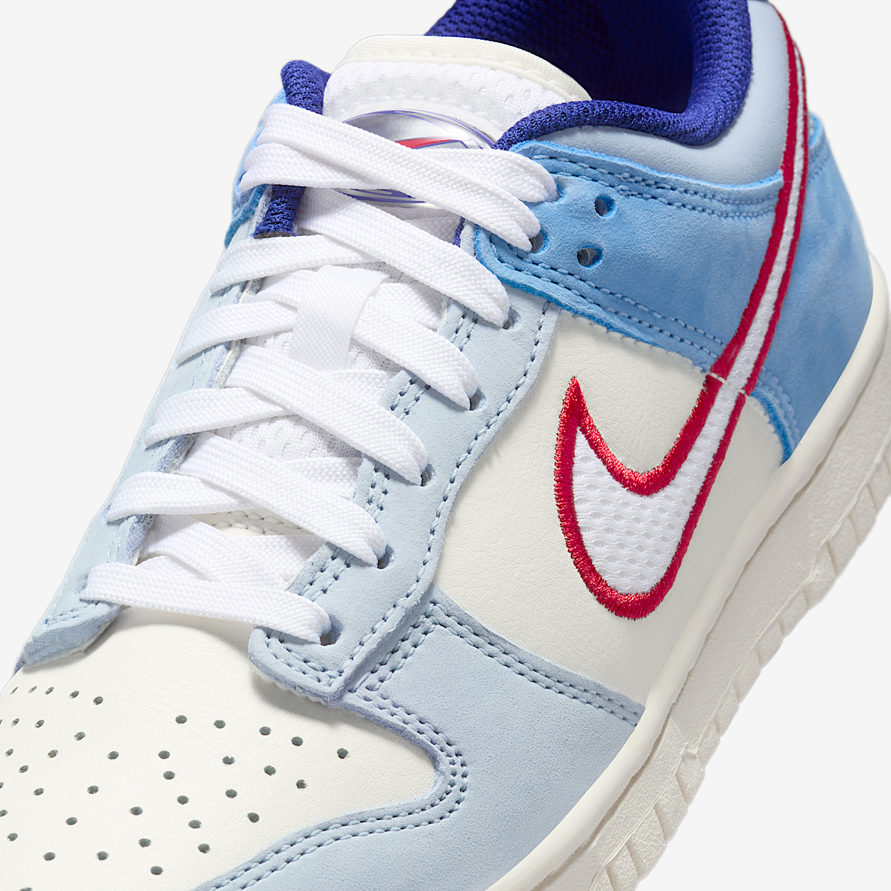 Nike Dunk Low sneaker Sail/Sail/Light Armory Blue/Wit