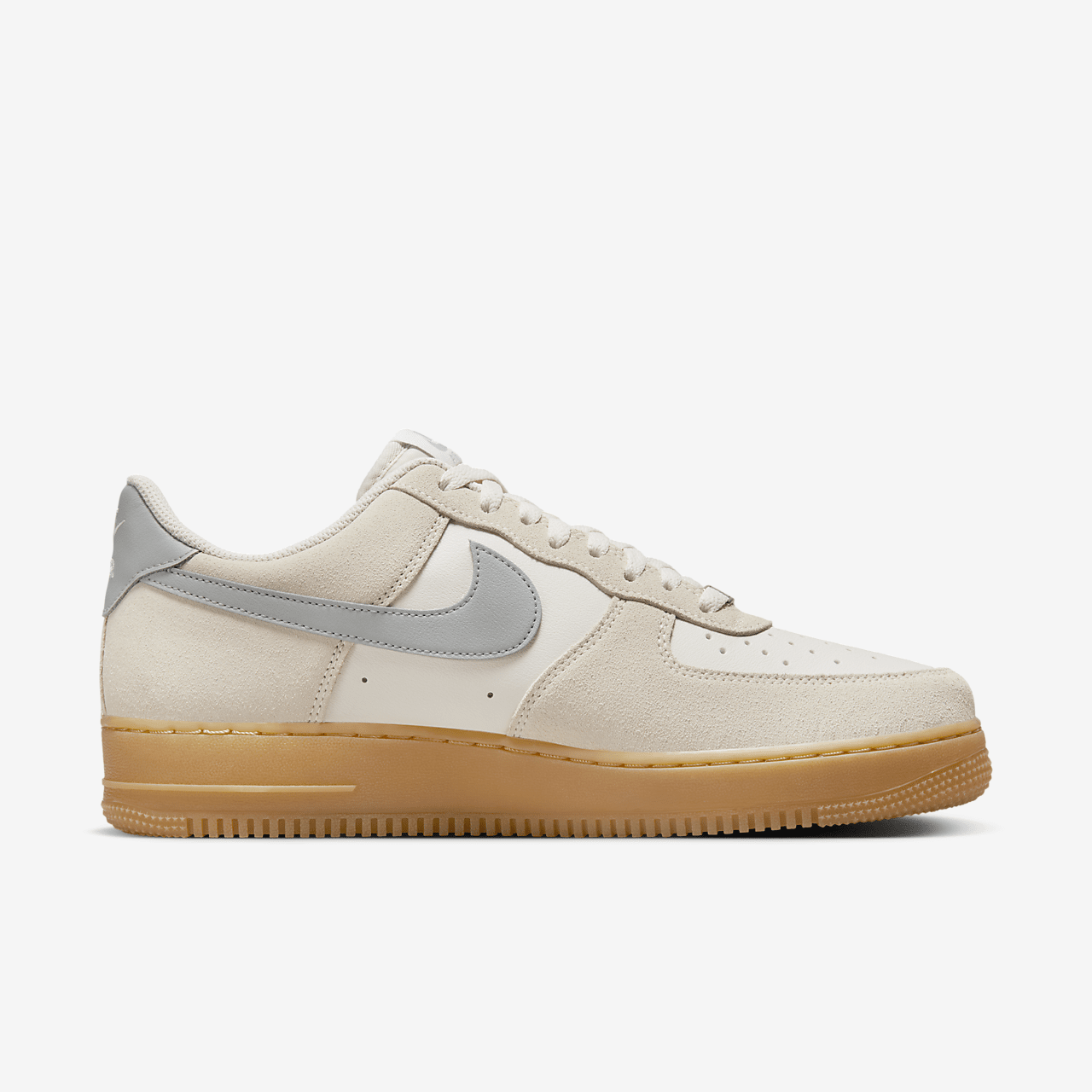 Nike Air Force 1 sneaker Phantom/Gum Yellow/Summit White/Light Smoke Grey