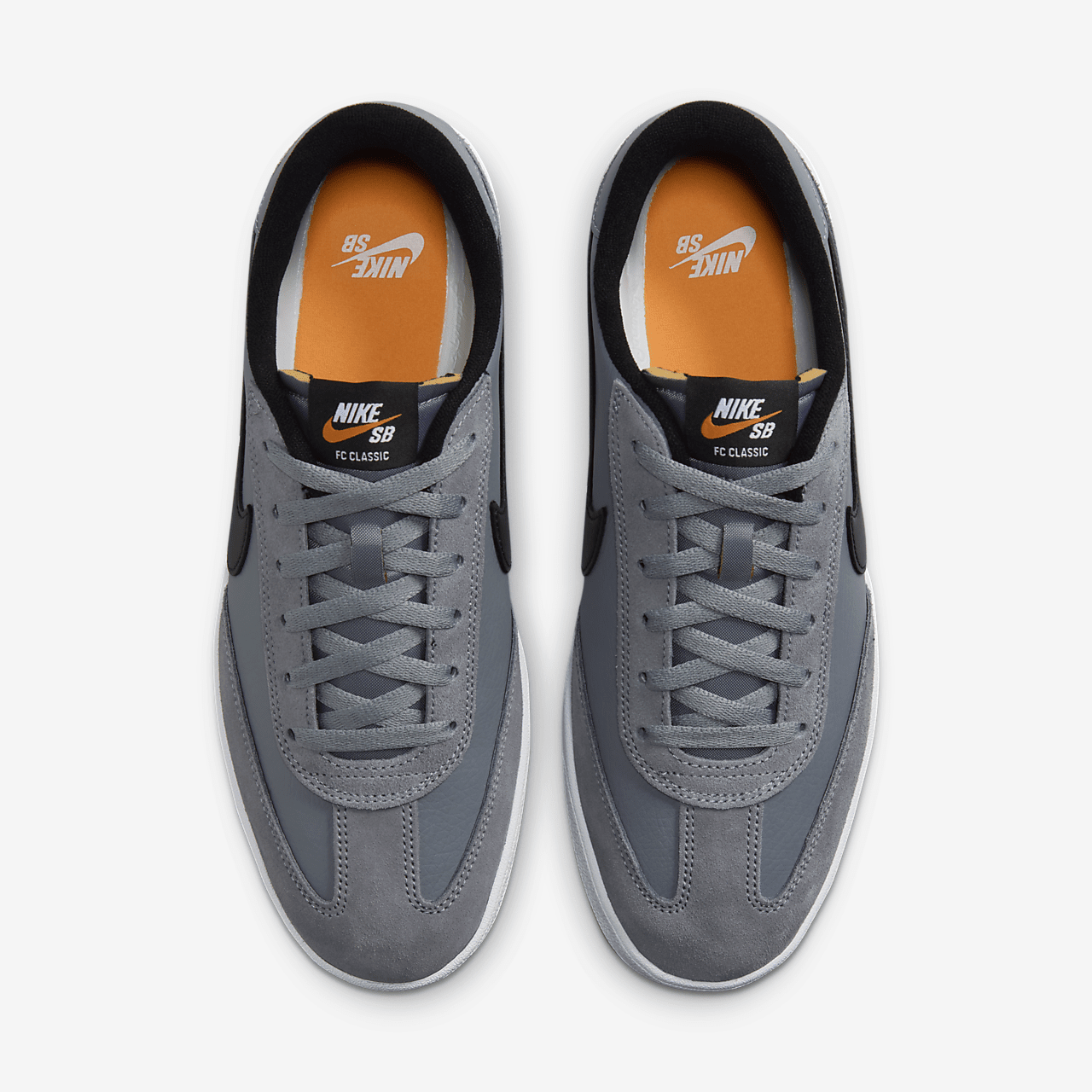 Nike  sneaker Cool Grey/Wit/Vivid Orange/Zwart