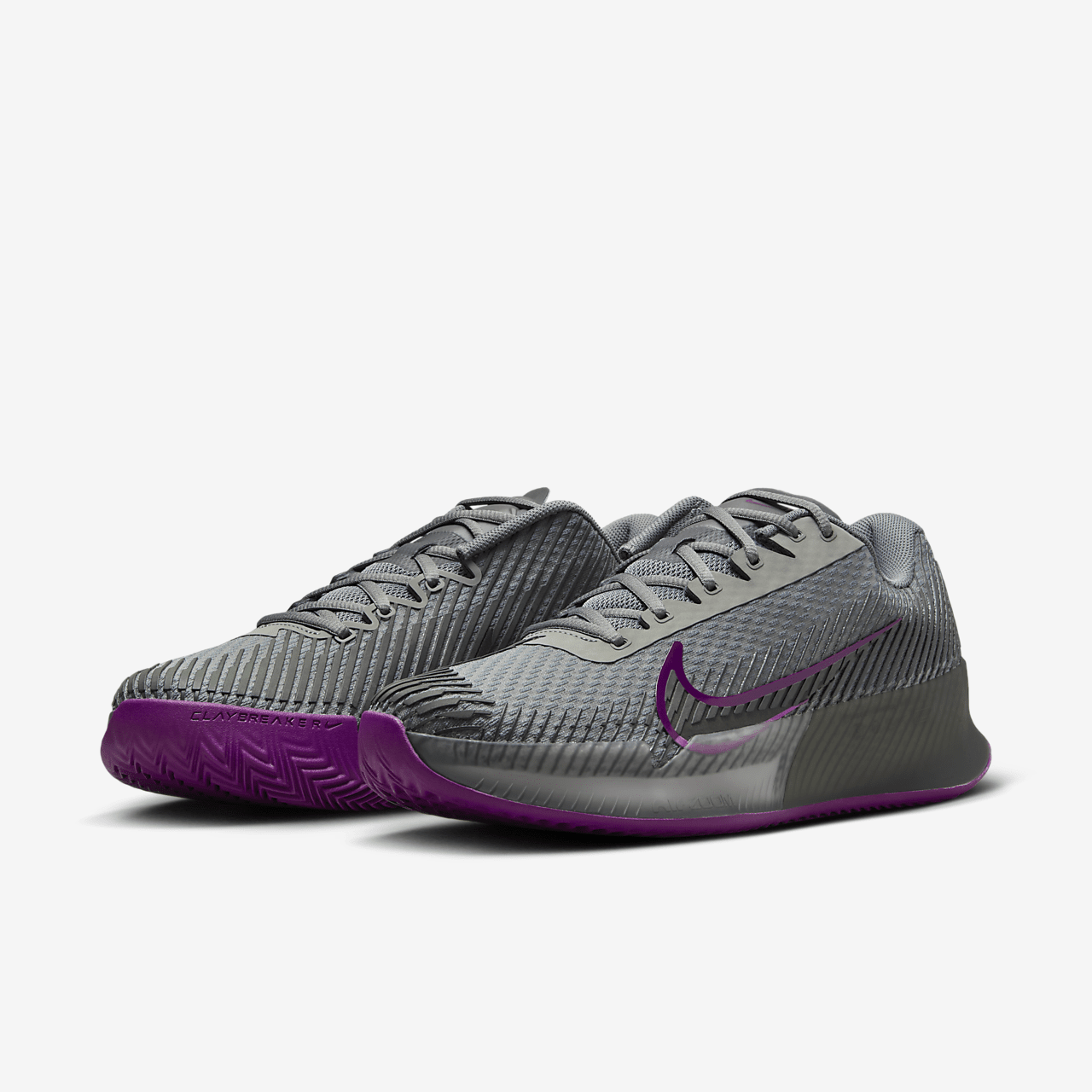 Nike  sneaker Smoke Grey/Dark Smoke Grey/Sangria/Zwart