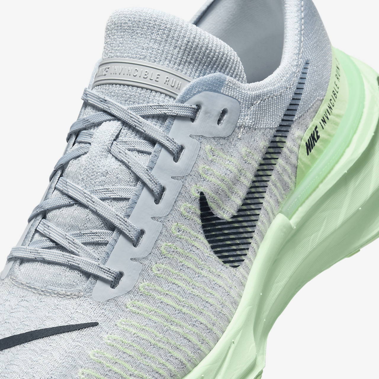 Nike  sneaker Pure Platinum/Cool Grey/Vapor Green/Dark Obsidian