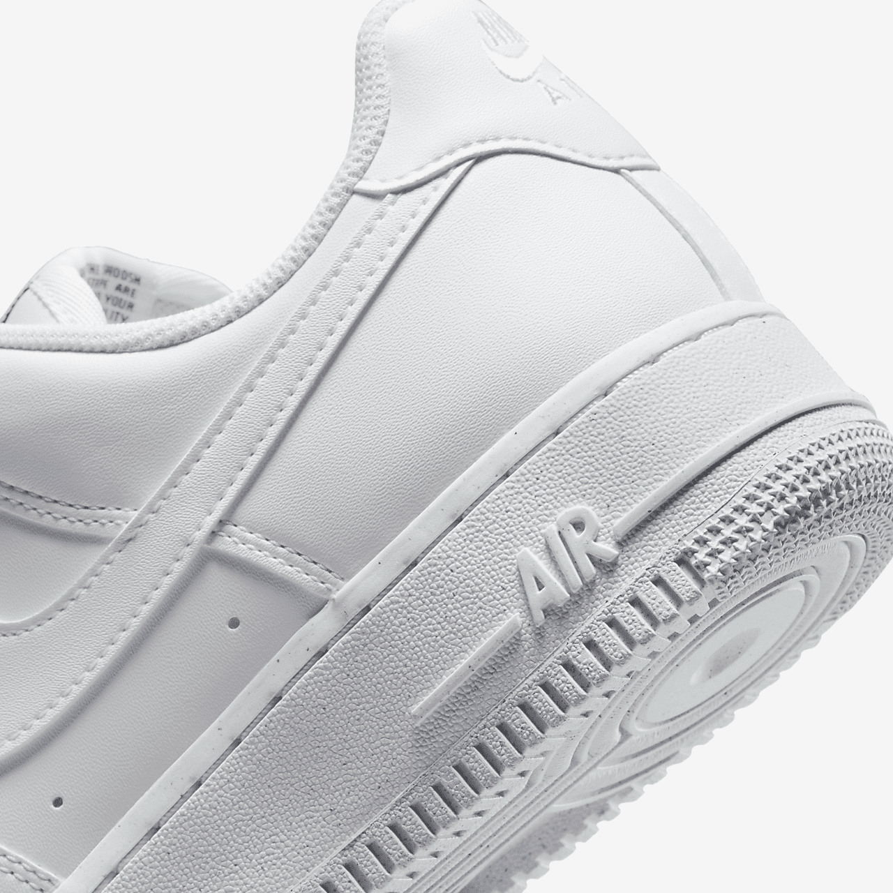Nike Air Force 1 sneaker Wit/Zwart/Metallic Silver/Wit