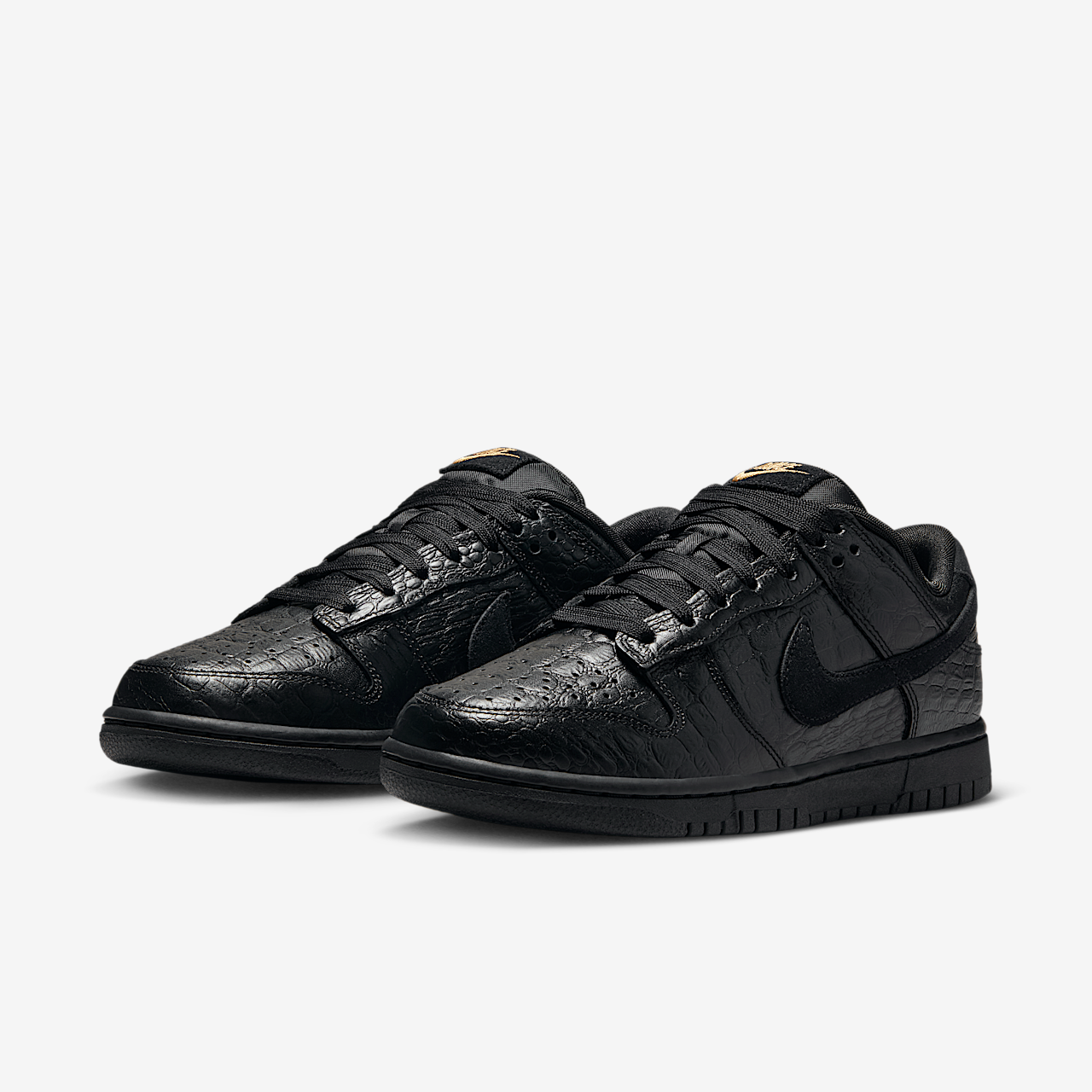 Nike Dunk Low sneaker Zwart/Metallic Gold/Off Noir/Zwart