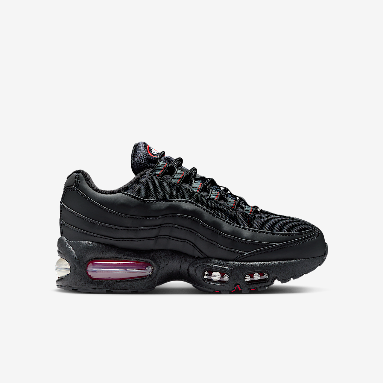 Nike Air Max 95 sneaker Zwart/University Red/Wit/Smoke Grey
