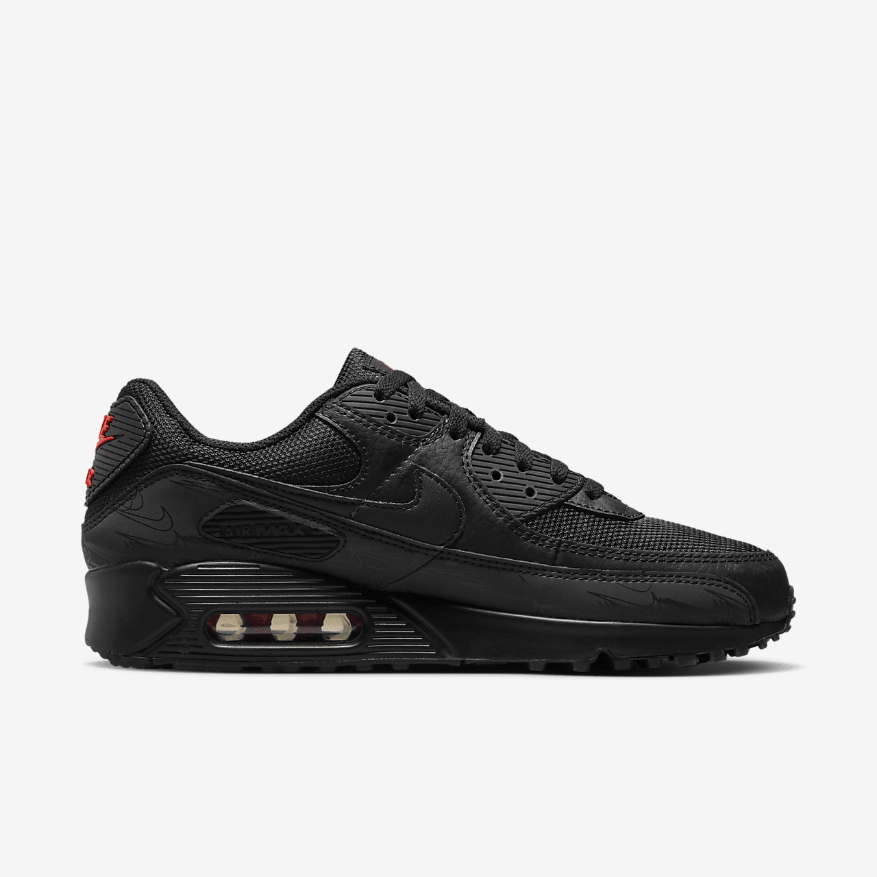 Nike Air max 90 sneaker Zwart/Light Crimson/Zwart