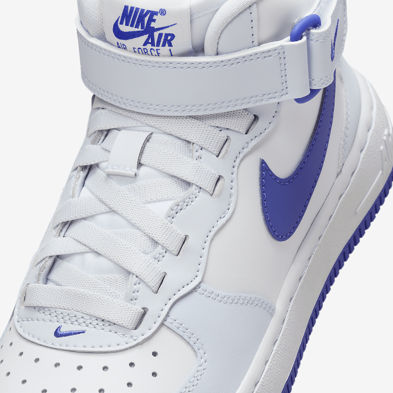 Nike Air Force 1 sneaker Football Grey/Wit/Persian Violet