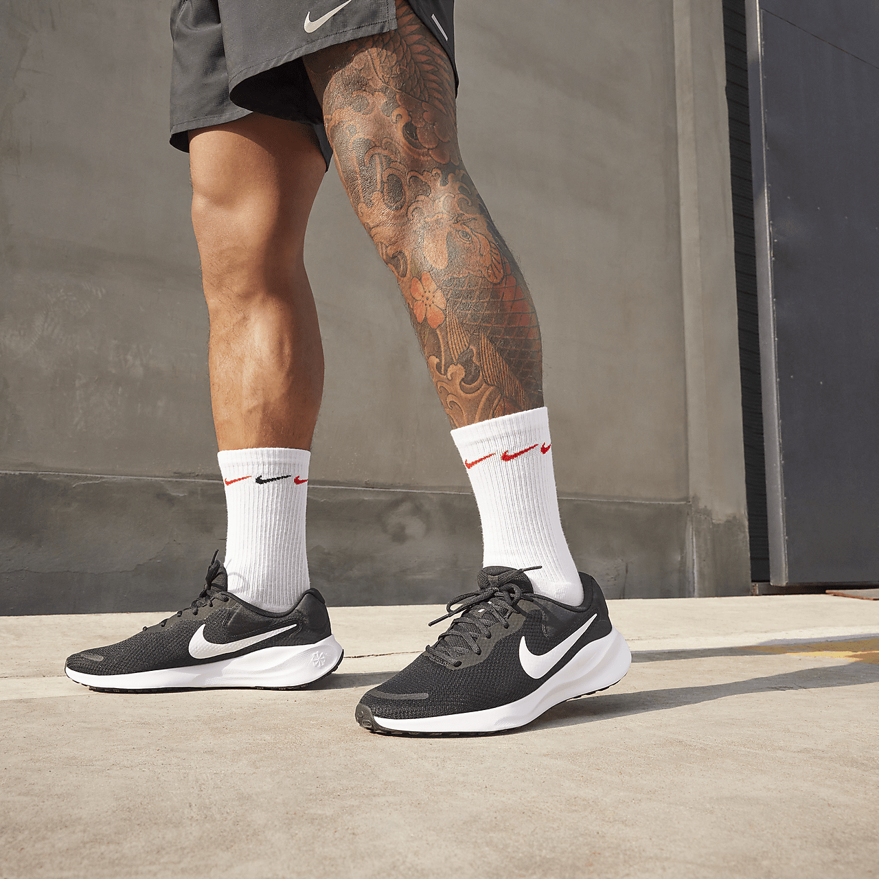 Nike  sneaker Zwart/Wit