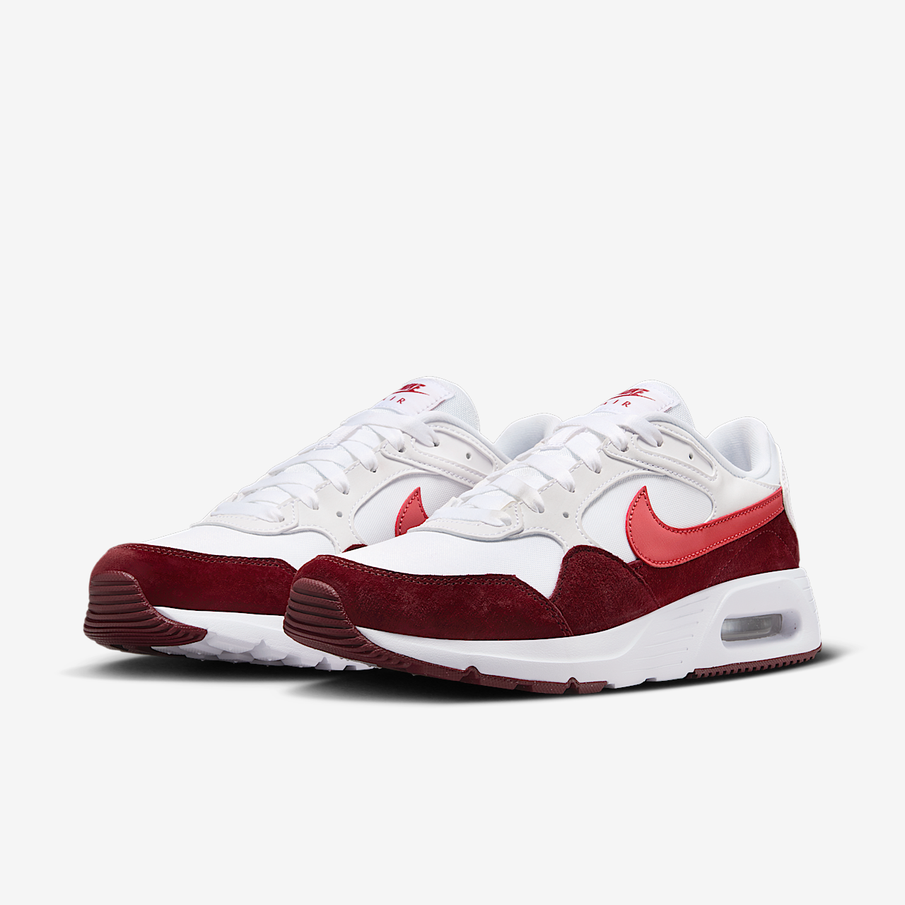 Nike Air Max SC sneaker Wit/Team Red/Adobe