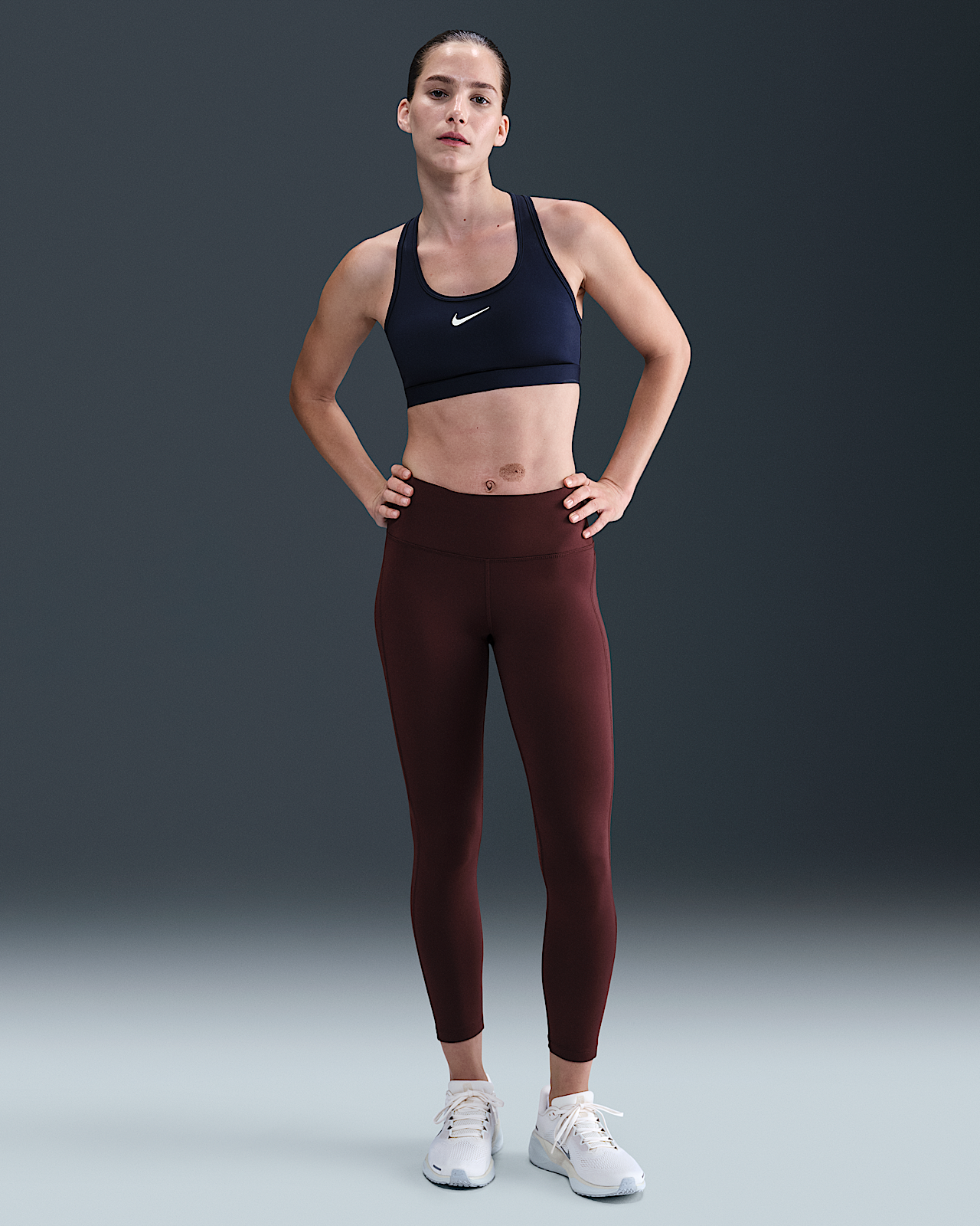 Женские тайтсы Nike Fast Mid-Rise 7/8 Leggings
