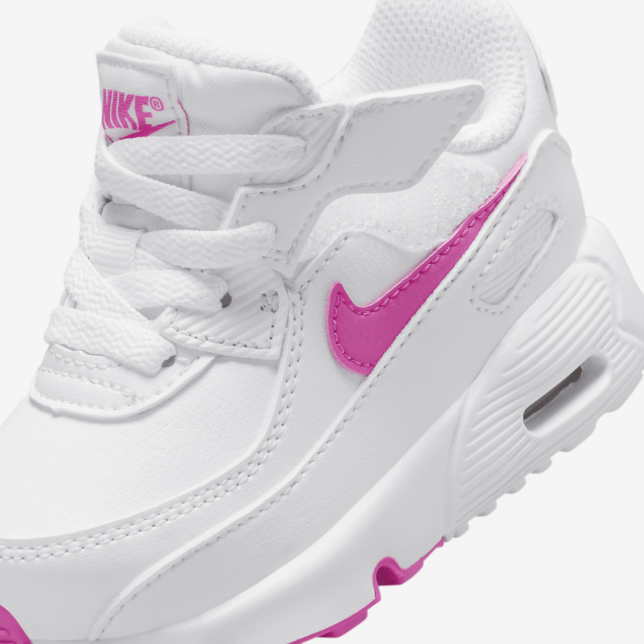 Nike Air max 90 sneaker Wit/Laser Fuchsia