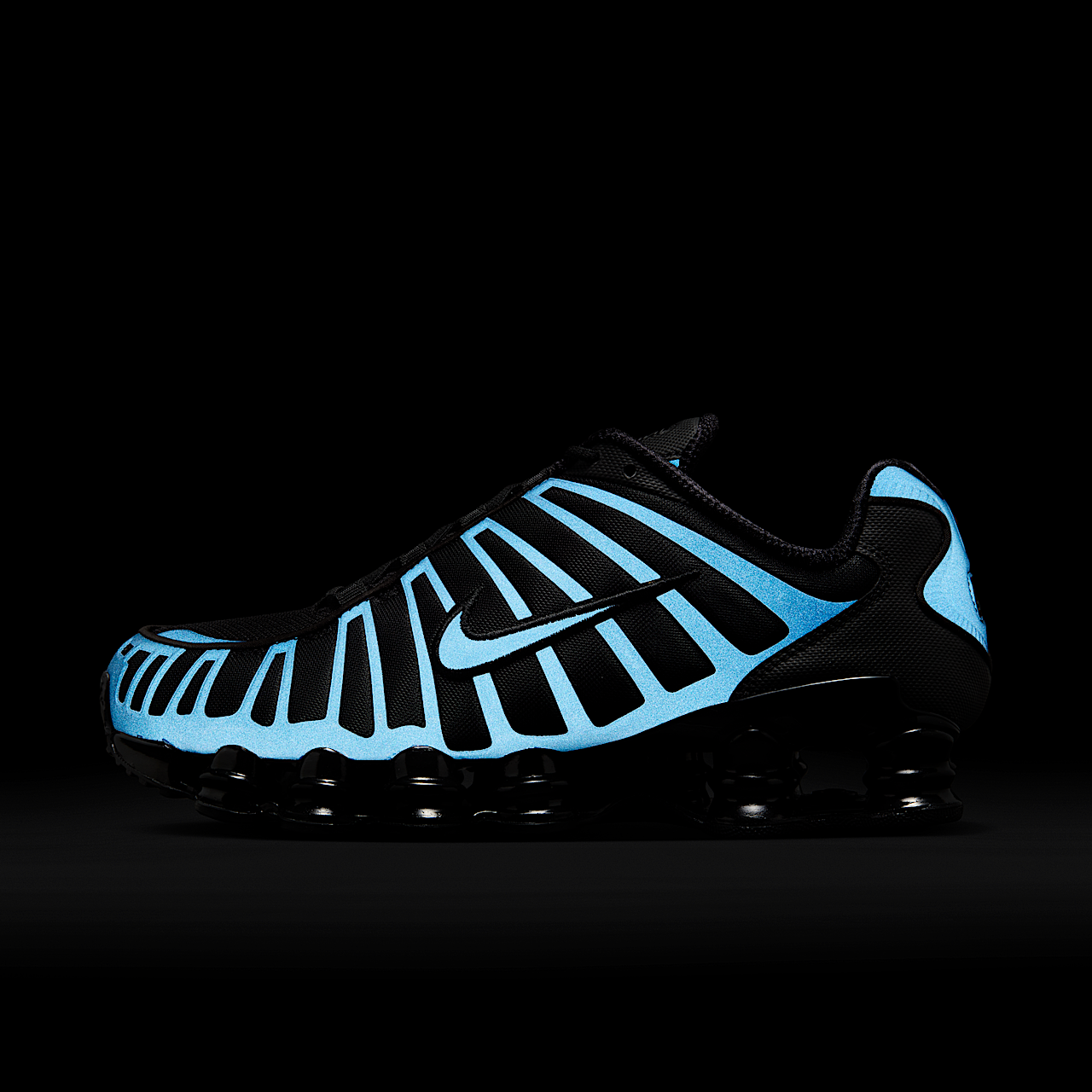 Nike Nike Shox sneaker Zwart/Metallic Silver/Light Lemon Twist/Court Blue