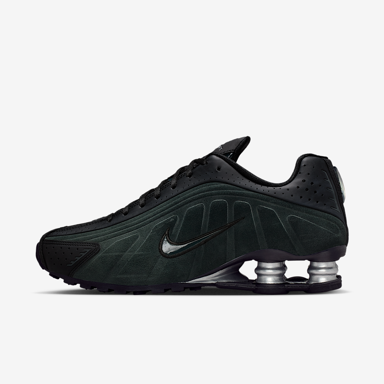 Nike Nike Shox sneaker Zwart/Metallic Silver/Seaweed