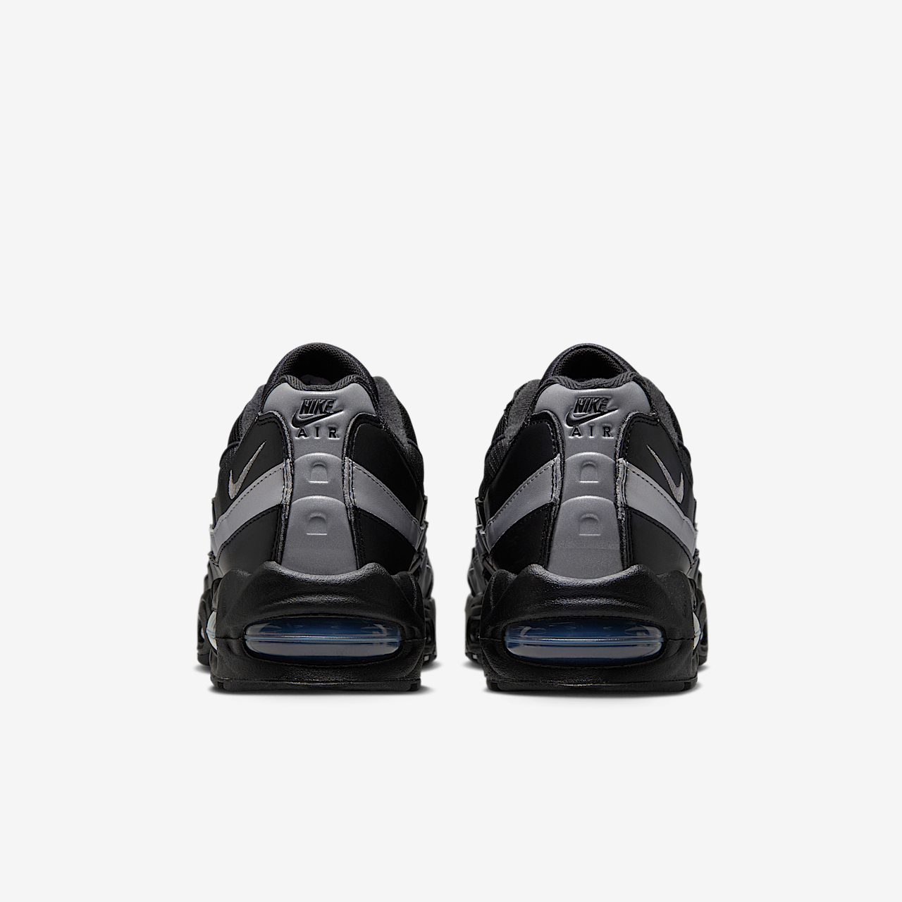 Nike Air Max sneaker Zwart/Zwart/Wit/Metallic Silver