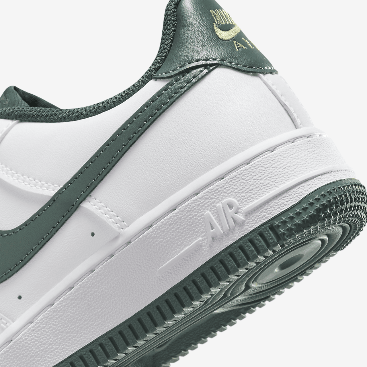 Nike Air Force 1 sneaker Wit/Oil Green/Vintage Green