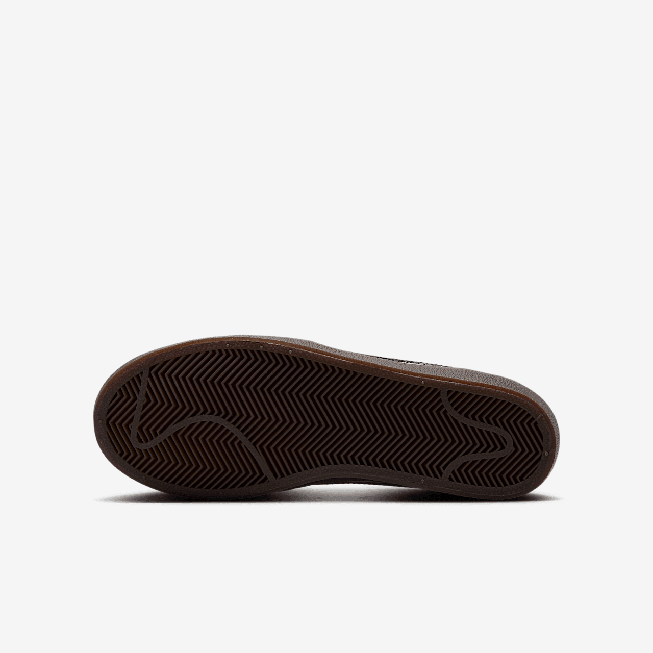 Nike  sneaker Wit/Light Silver/Gum Dark Brown/Zwart