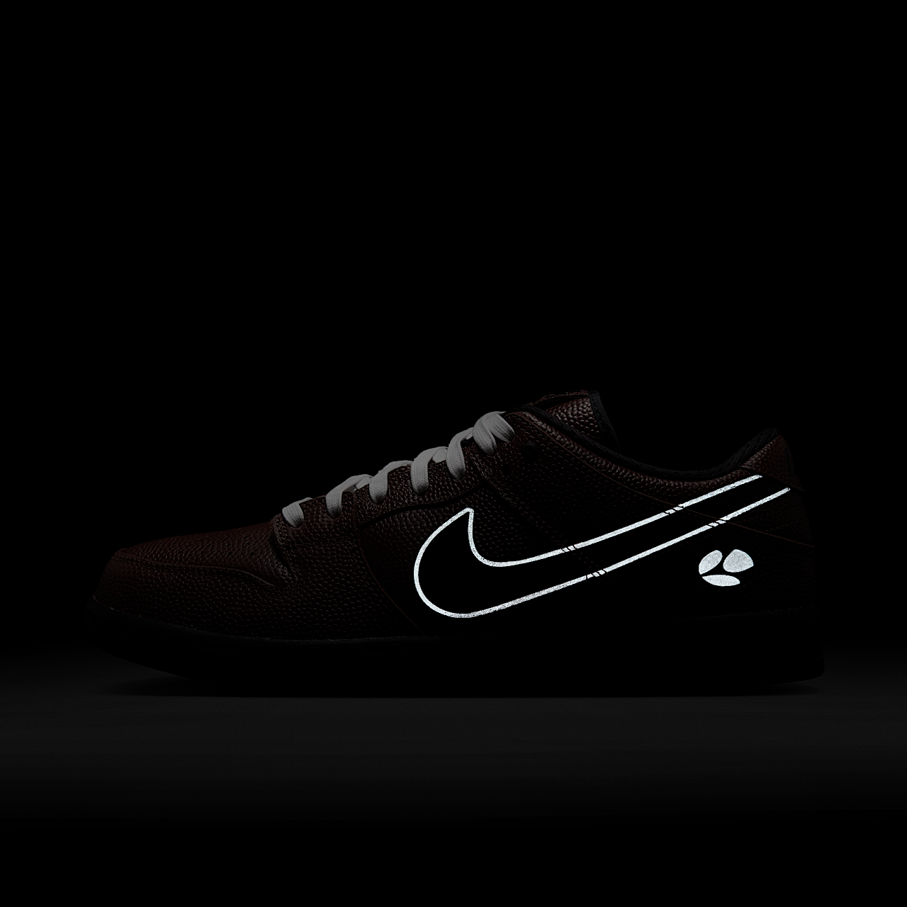 Nike Dunk Low sneaker Dark Pony/Silver/Wit/Zwart