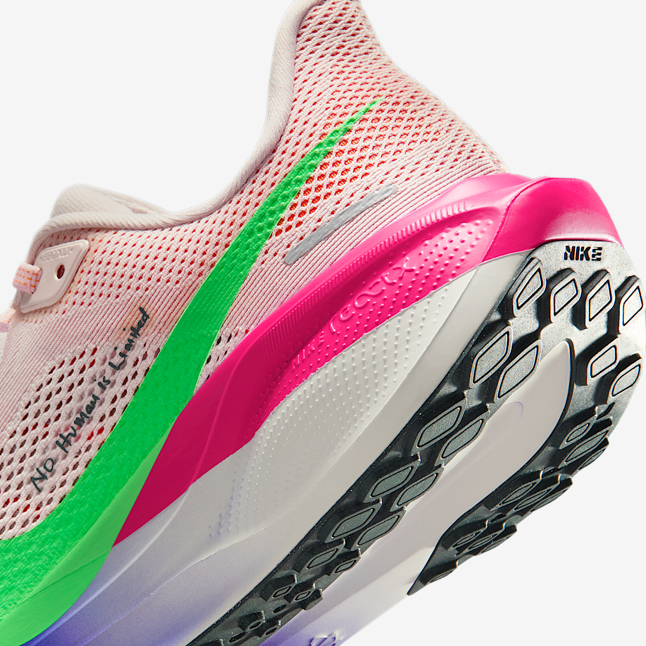 Nike Pegasus sneaker Silt Red/Persian Violet/Fire Pink/Green Shock