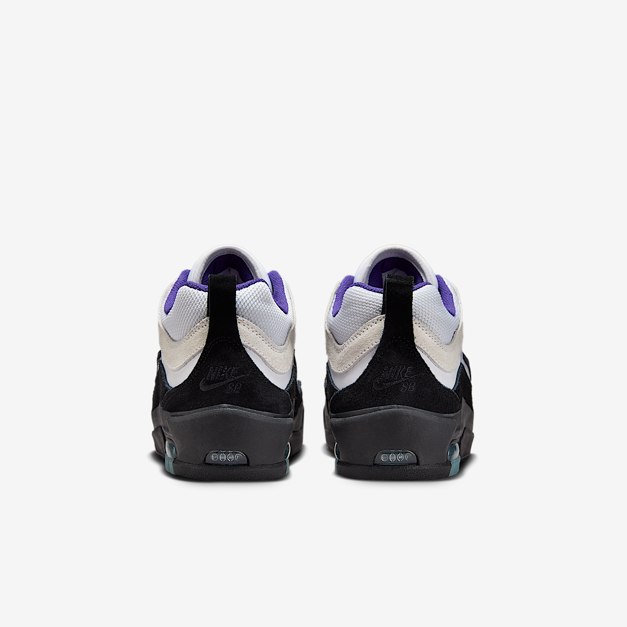 Nike Air Max sneaker Wit/Court Purple/Zwart/Zwart