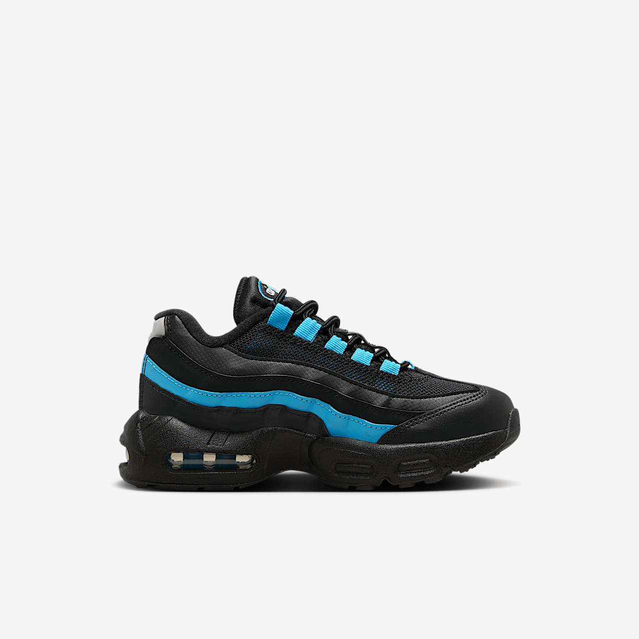 Nike Air Max 95 sneaker Zwart/Zwart/Pearl Grey/Baltic Blue