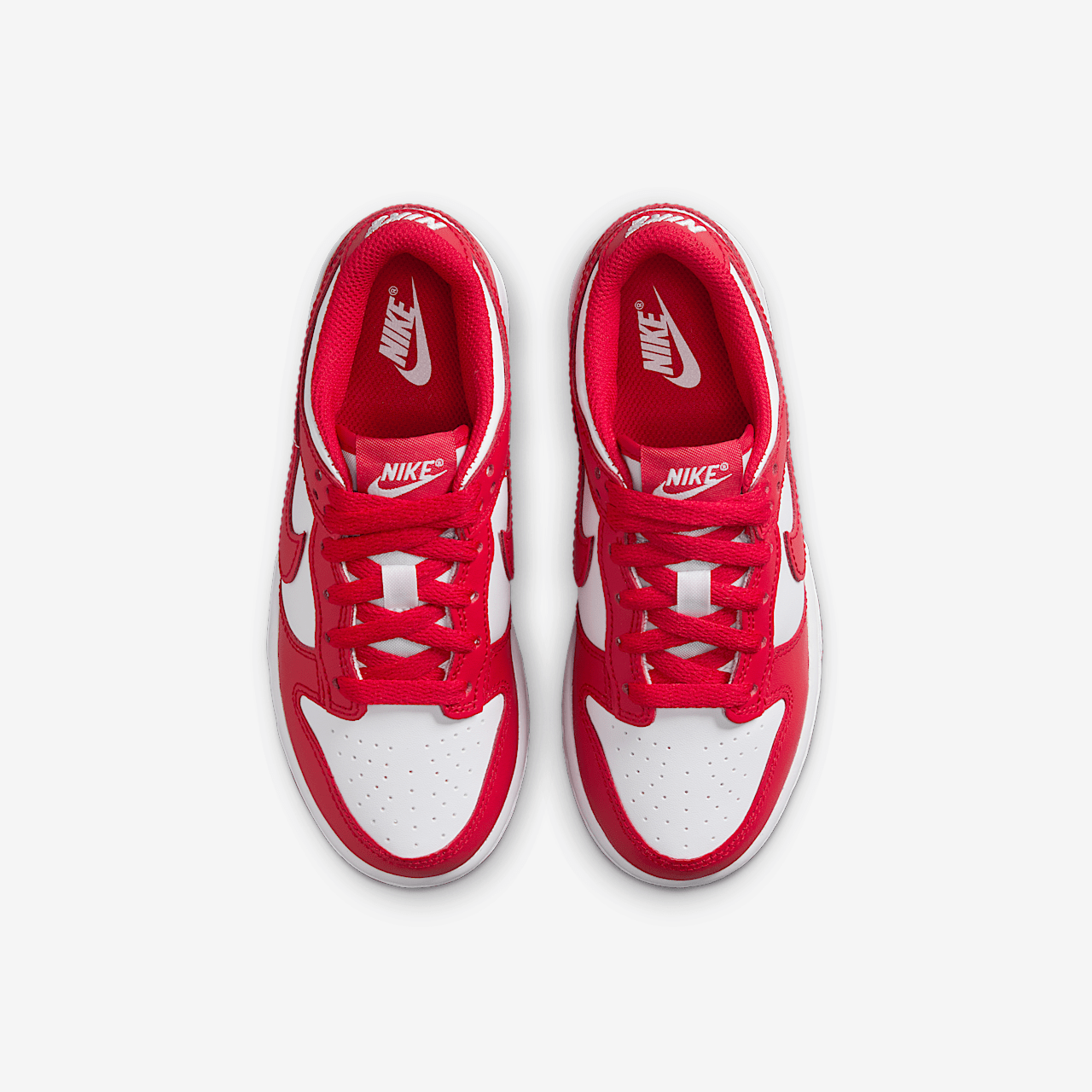 Nike Dunk Low sneaker Wit/University Red
