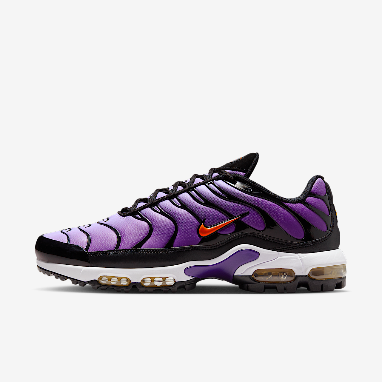 Nike Air Max Plus sneaker Voltage Purple/Zwart/Total Orange