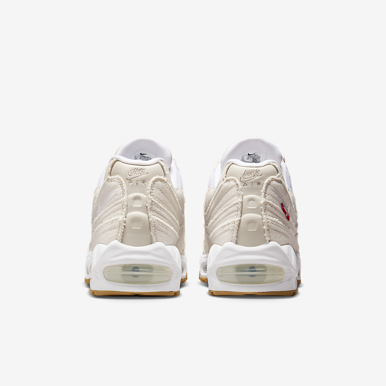 Nike Air Max sneaker Light Orewood Brown/Gym Red/Wit