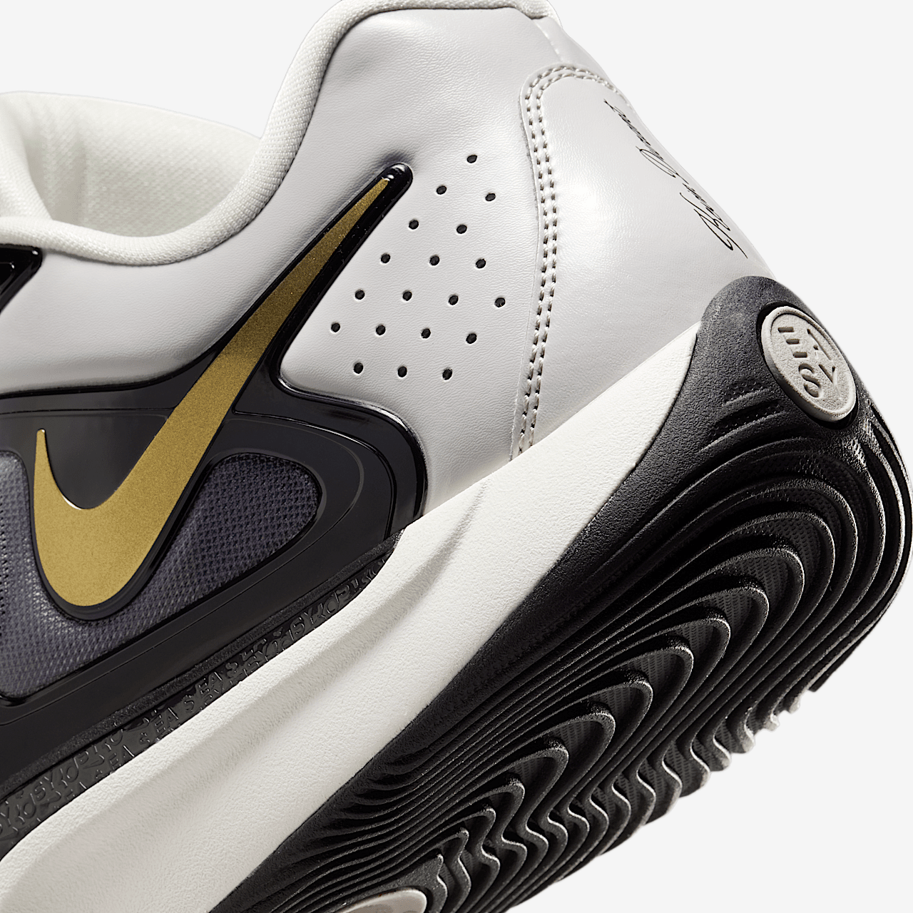 Nike  sneaker Light Iron Ore/Zwart/Sail/Metallic Gold