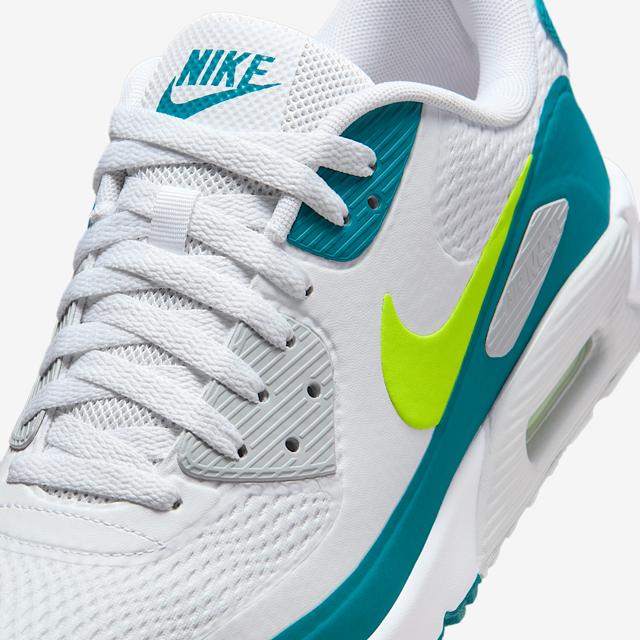 Nike Air max 90 sneaker Wit/Bright Spruce/Volt