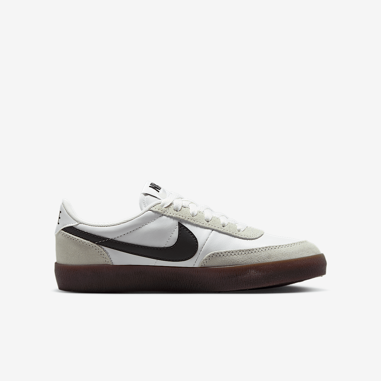 Nike  sneaker Wit/Light Silver/Gum Dark Brown/Zwart