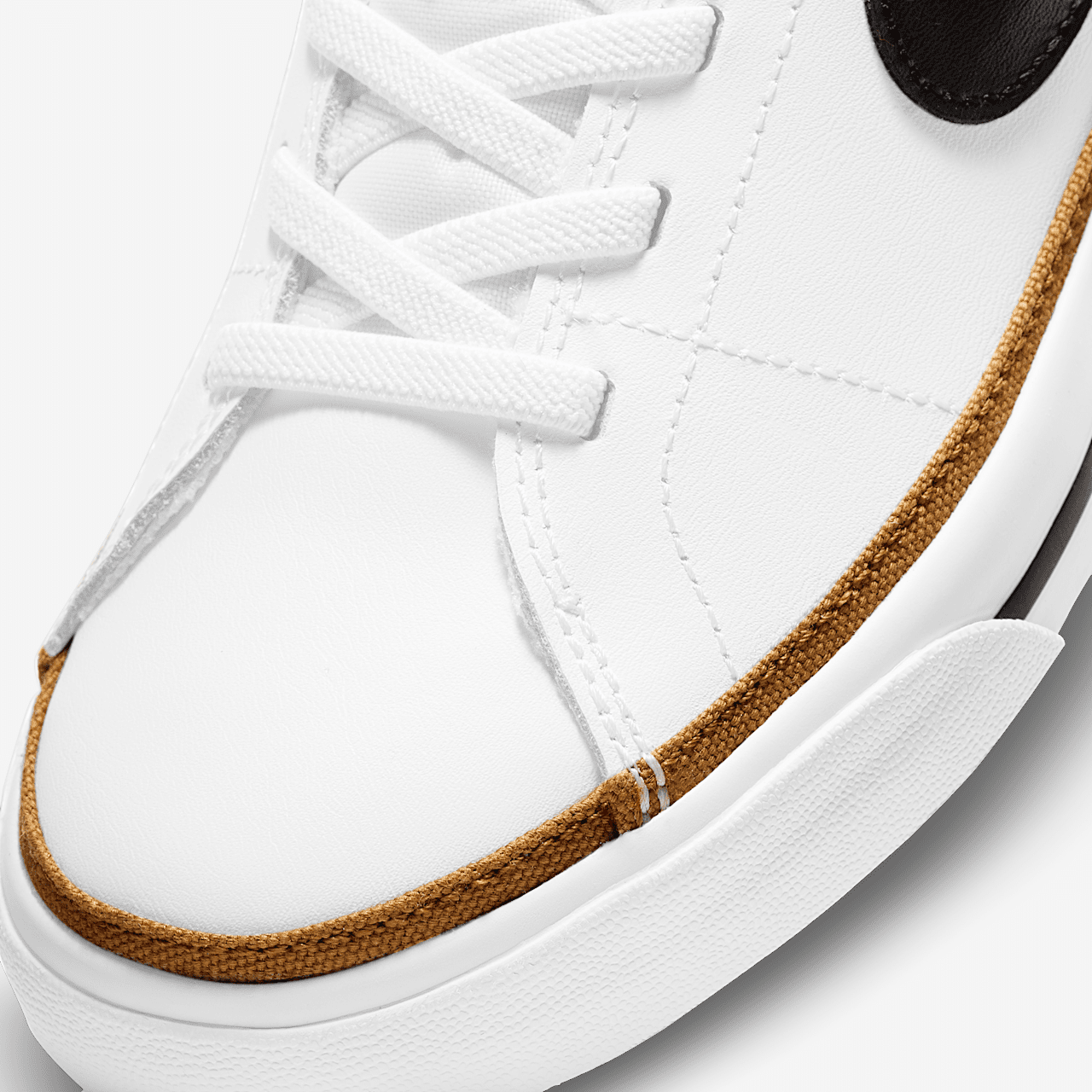 Nike  sneaker Wit/Desert Ochre/Gum Light Brown/Zwart