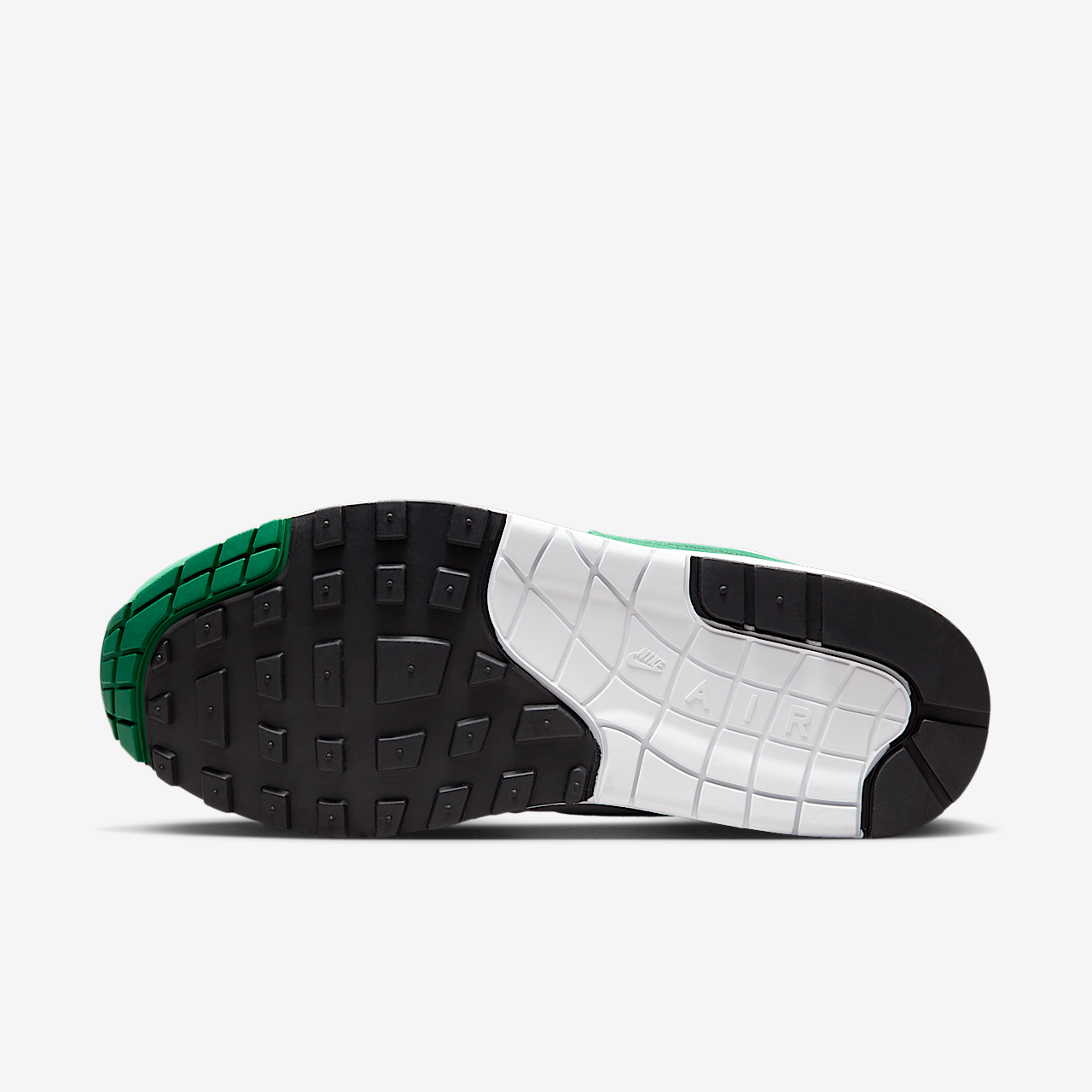 Nike Air Max 1 sneaker Neutral Grey/Wit/Zwart/Malachite