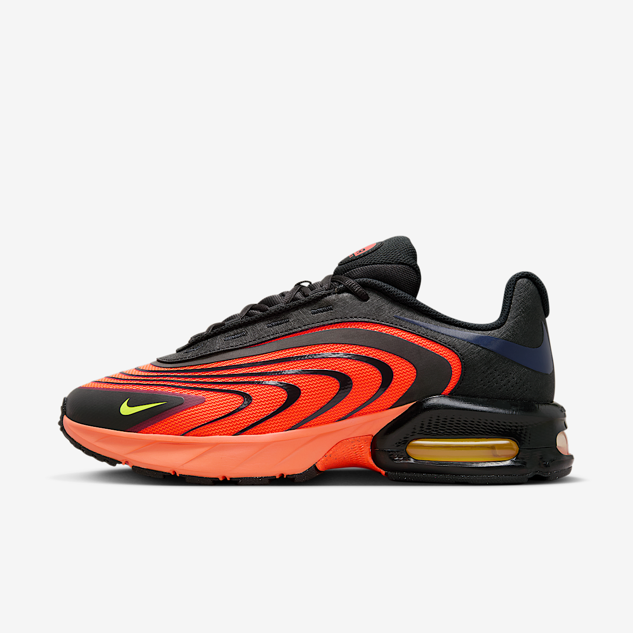 Nike Air Max sneaker Hyper Crimson/Zwart/Blackened Blue/Lemon Venom